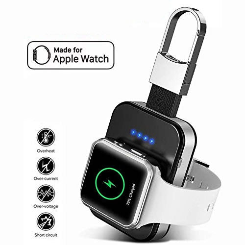 Cargador inalámbrico para Apple Watch con llavero