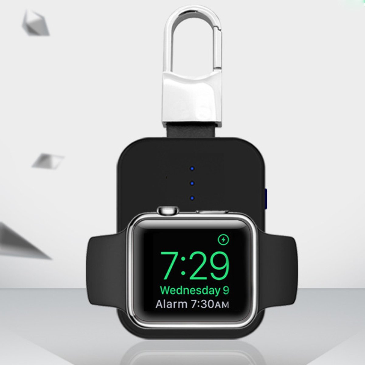 Cargador inalámbrico para Apple Watch con llavero