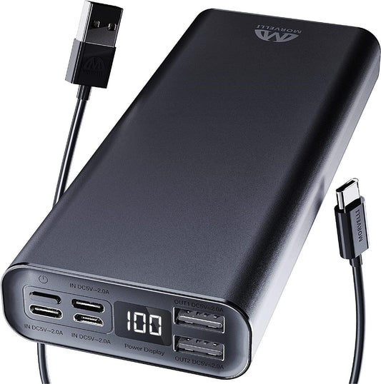 Cargador portátil de 20 000 mAh con capacidad real y Smart IQ