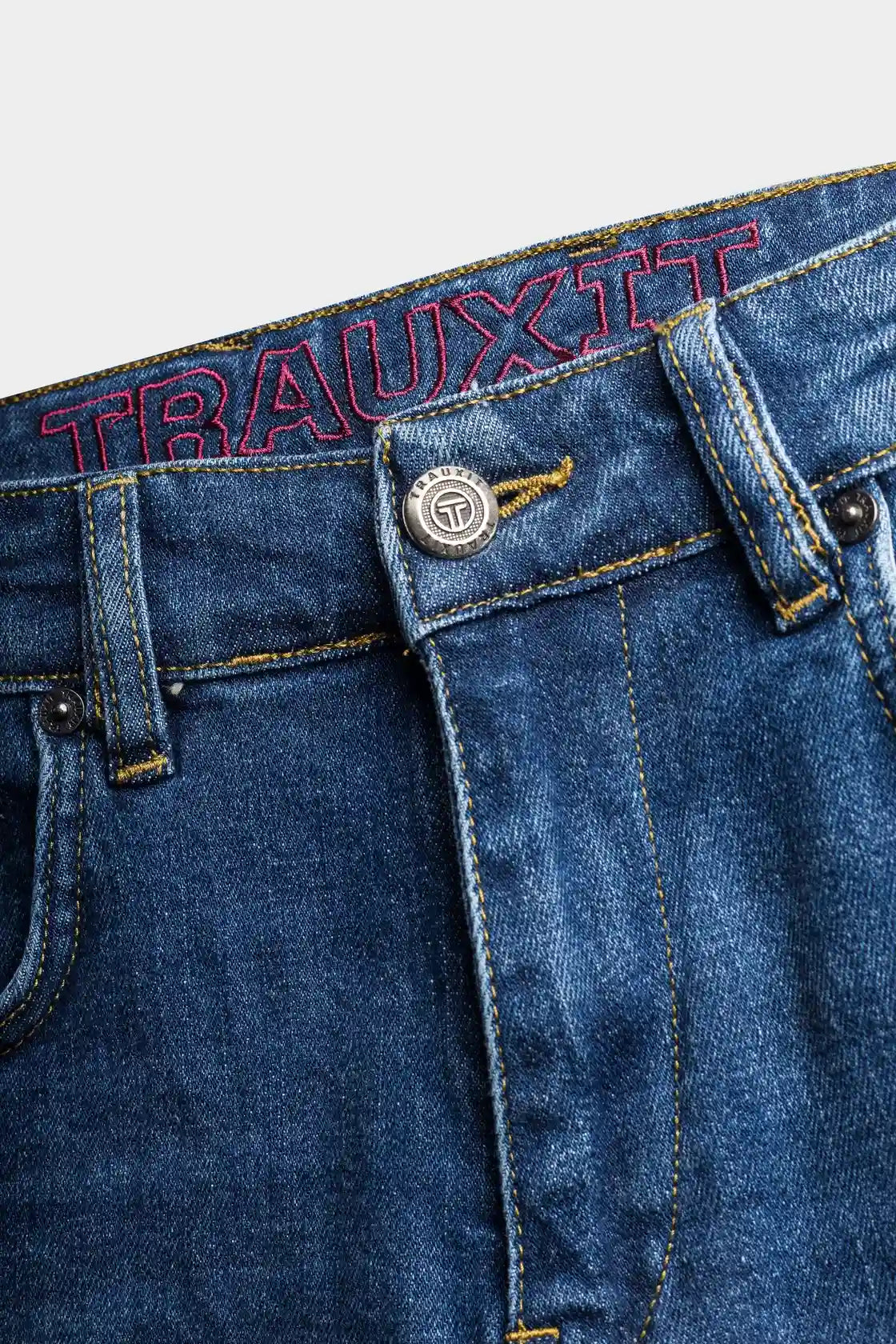 TRAUXIT Dark Blue Jeans