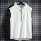 Male Sleeveless T-shirts Hooded