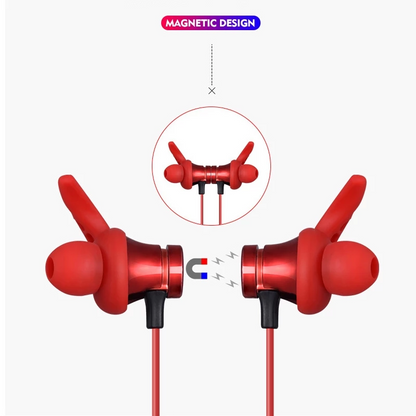 Auriculares deportivos Bluetooth con soporte para tarjeta TF