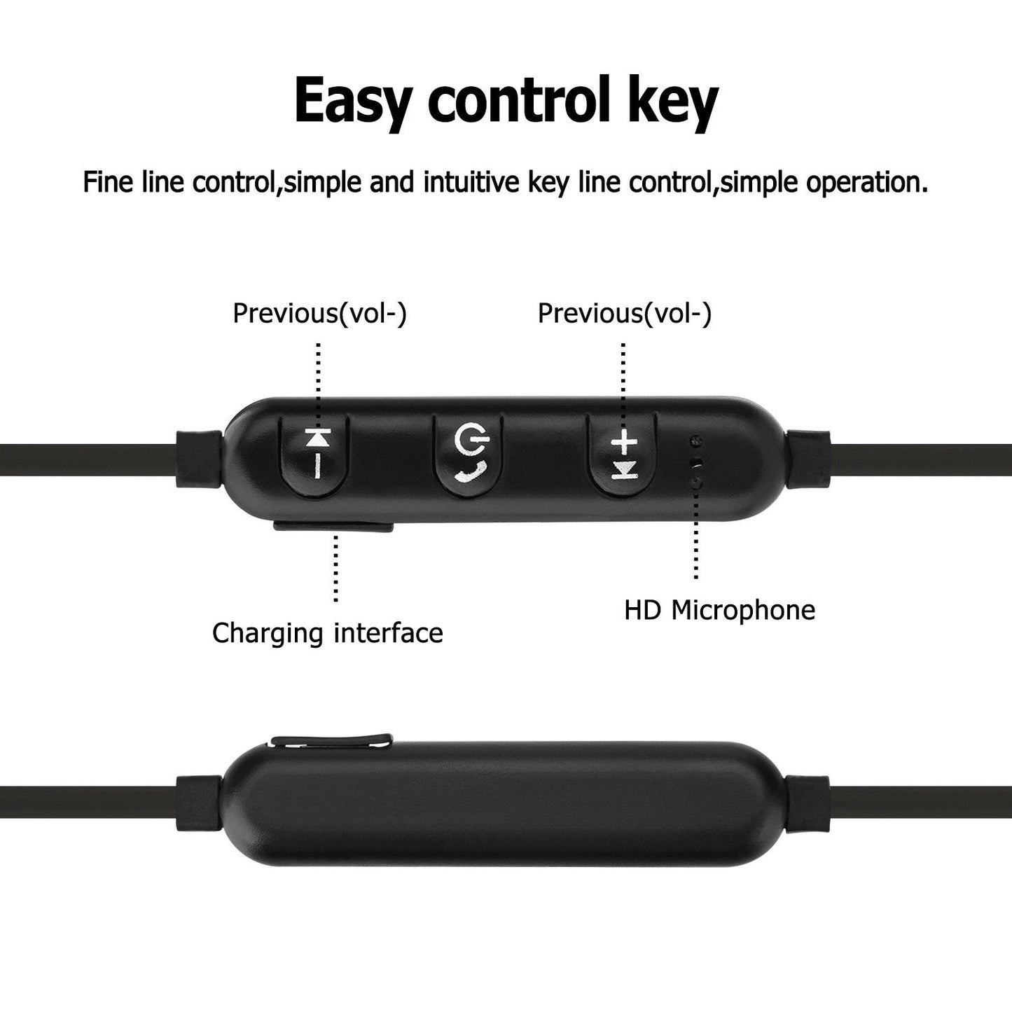 Auriculares deportivos inalámbricos con Bluetooth 4.0