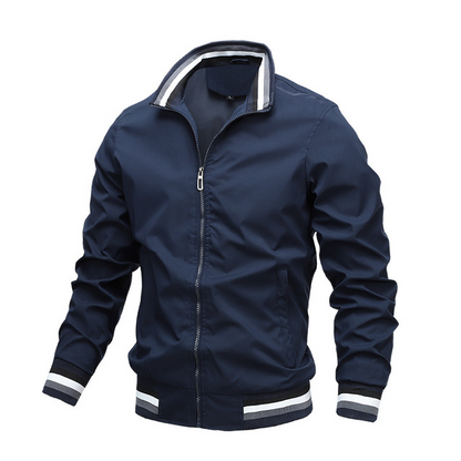 Men's Bomber Jacket Autumn Mens Casual Slim Fit Windproof Jacket