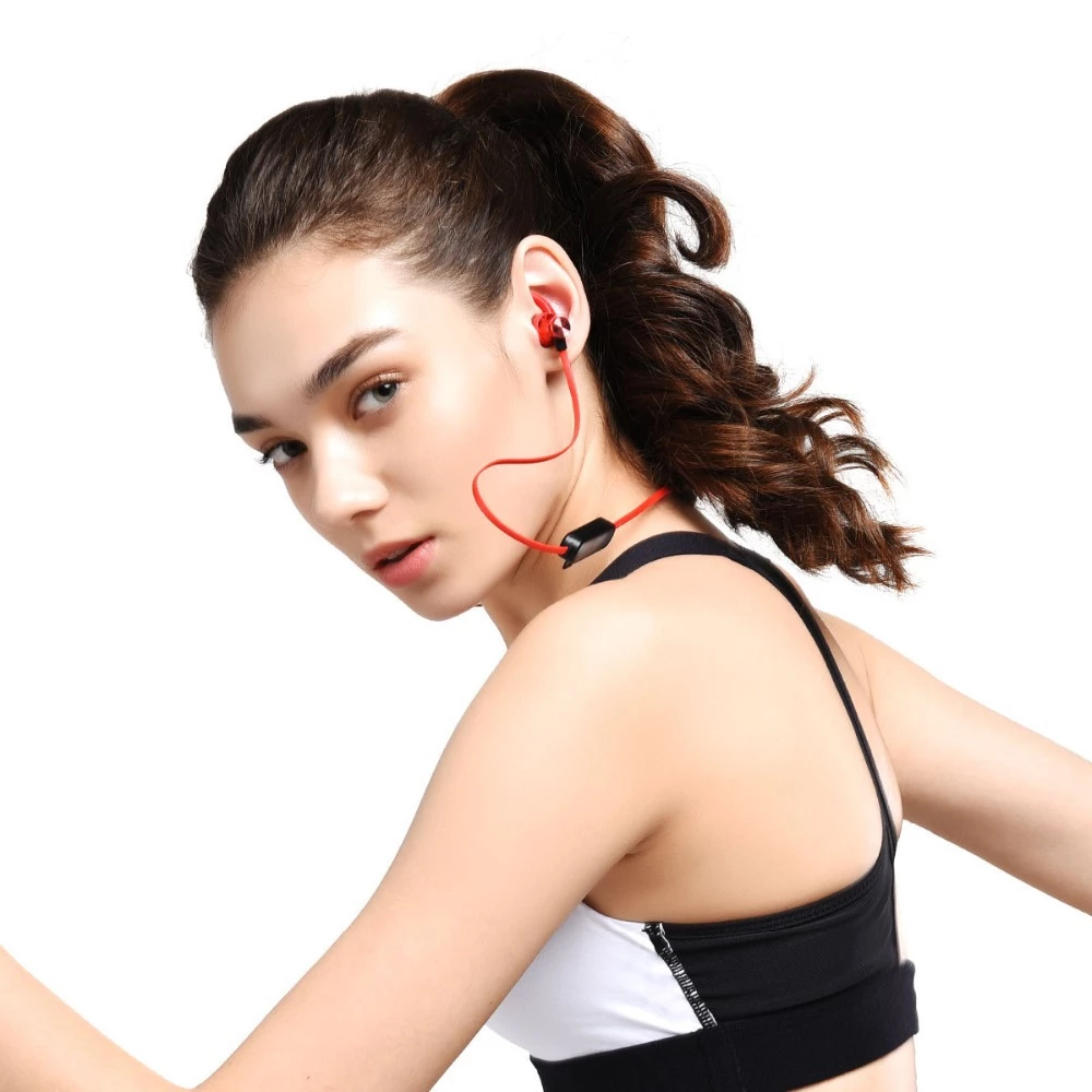 Auriculares deportivos Bluetooth con soporte para tarjeta TF