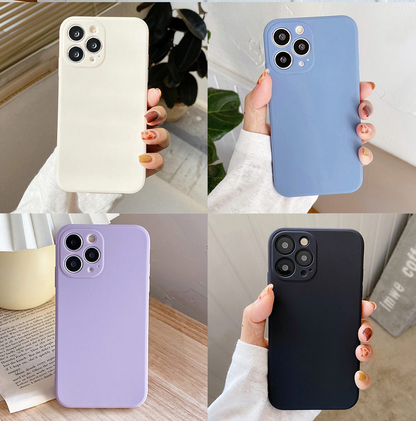 Funda blanda de silicona líquida para teléfono iPhone 14