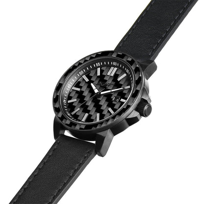 ●STEALTH● Reloj de fibra de carbono de la serie APOLLO 