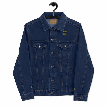 Personalized Embroidered Denim Jacket , Custom Denim Jacket,